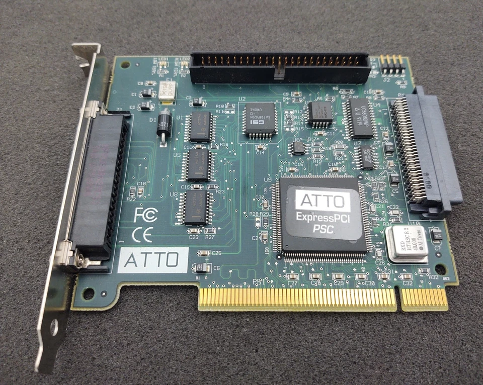 ATTO ExpressPCI PSC Ultra/WIDE SCSI Host Adapter for PC and MAC 0042-PCBX-002 - Image 2 of 4