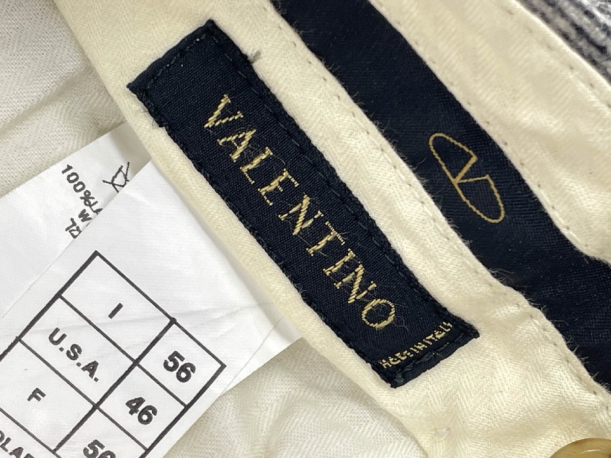 VALENTINO Men's Wool Slacks Pants Size 56 Gray thumbnail 4