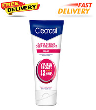 Clearasil Rapid Rescue Deep Treatment Acne Face Wash, Facial Cleanser, 6.78 fl o