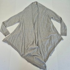 FATFACE Cardigan 14 Grey Women's 100 Cotton Relaxed Fit Long Sleeve