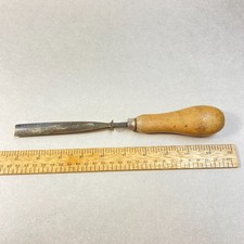 Vintage S. J. Addis Carving Chisel Tang Wood ...