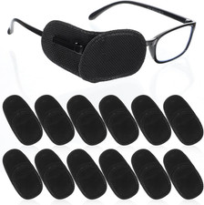 12 Pcs Glasses Eye Patch, Eye Patches for Glasses. Fit Left Right Eyes