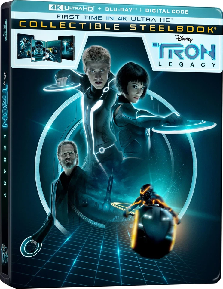 Steelbook Tron: Legacy (4K UHD / Blu-ray + Digital) NEW - Image 2 of 4
