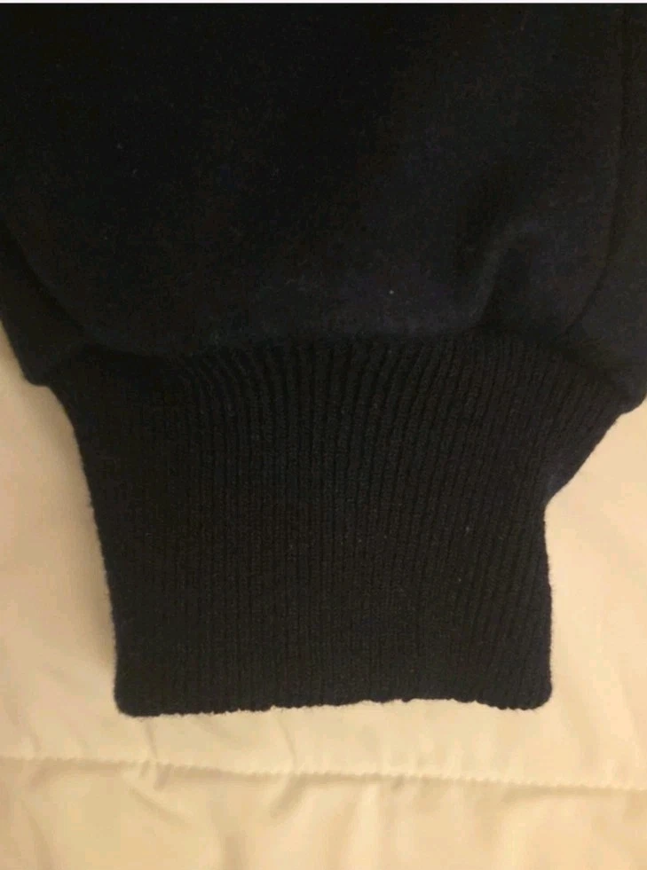 Drumohr Navy Blue Soft Brushed Wool-Cashmere Hooded Jacket S (Eu 48) NWT image 7