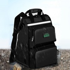 Tool Backpack Tool Bag Heavy Duty Waterproof Lockable with Warning Reflective