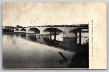 Melan Arch Bridge Topeka Kansas KS 1909 Postcard