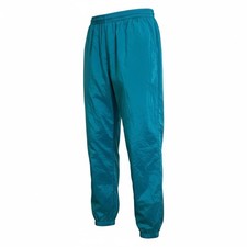 Vintage 90s Columbia Sportswear Teal Nylon Windbreaker Track Pants Womens Small