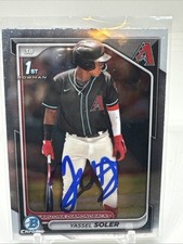 Yassel Soler #BCP-174 2024 Bowman Chrome Prospects Arizona Diamondbacks SIGNED