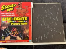Scooby-Doo Lite-Brite 1978 Vintage Picture Refill Pack LX7