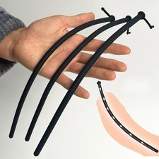 Soft Silicone Hollow Urethral Sounds Penis Stretcher Plug 3-Size Dilator Man SM