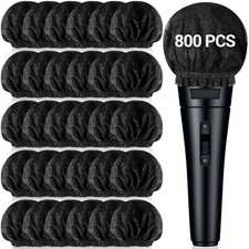 Disposable Microphone Covers 800 Pcs Non Woven Handheld Microphone Windscreen