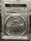 2021-P American Silver Eagle PCGS MS-70 Emergency Issue Type 1