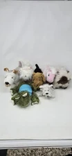 Lot of 7 Ganz Webkinz Plush Frog Dog Cat Pony Terrier Himalayan Mixed Animals