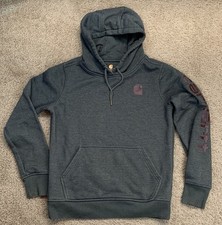 Carhartt Hoodie Mens Small Relaxed Fit Workwear Outdoor Pullover Sweatshirt
