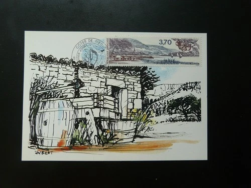 wine of Meuse maximum card France 1987