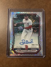 Dawvris Brito Bowman Chrome 2026 Speckle Refractor Red /299 Auto