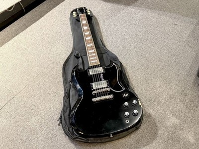 (EDWARDS) by ESP E-SG-85 Lacquer Taste Series Black 2010 SG Type E-Gitarre