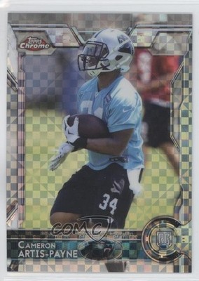 2015 Topps Chrome Rookies Retail X-Fractor Cameron Artis-Payne Rookie RC e5r