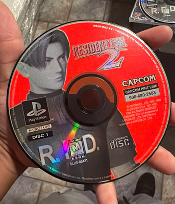 Capcom Resident Evil 2 Disc 1 Sony PlayStation 1 PS1 NTSC-U/C has scratches