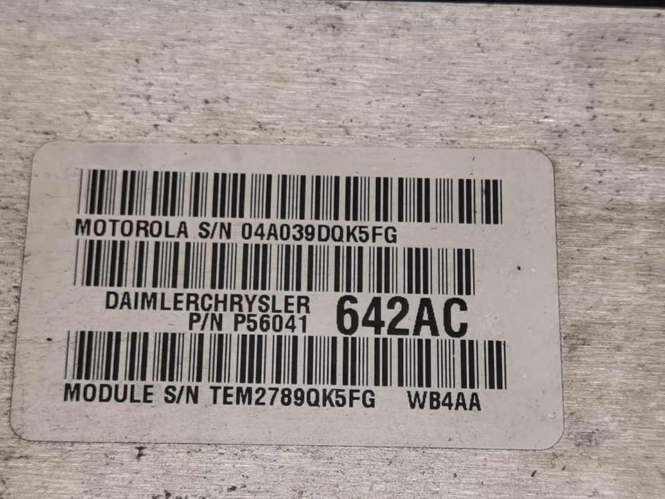 04A039DQK5FG CENTRALINA MOTORE / 2469321 PER JEEP GRAND CHEROKEE II WJ, WG 3.1 - Immagine 2 di 4