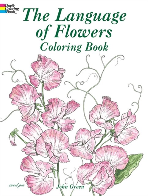 The Language of Flowers Coloring Book (Dover Pictorial Archives) By John Green - Image 4