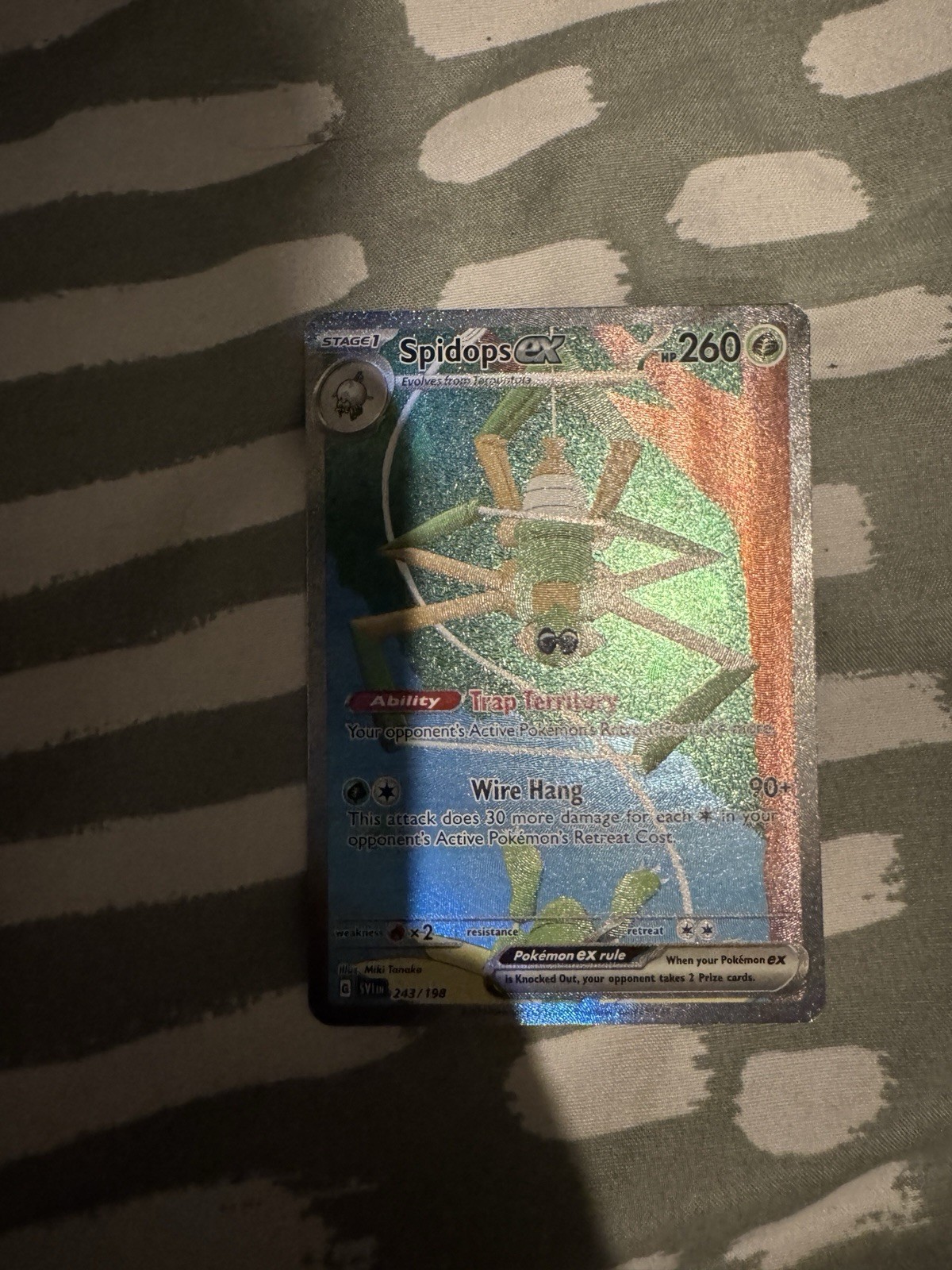The Pokémon Company Spidops ex 243/198 SV01 Scarlet & Violet Holo ES 2023