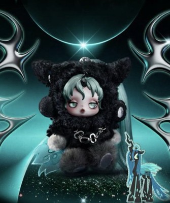 ぬいぐるみ SKULLPANDA My Little Pony QueenChrysalis POP MART Skullpanda My Little Pony Series Plush Doll Pendant – Art