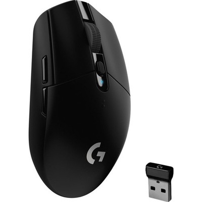 Logitech G305 Lightspeed Kabellose Gaming-Maus 12K DPI - Schwarz (910-005282)