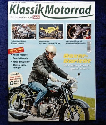 Klassik Motorrad 2/2019 Honda Monkey, Dax, Rickmann Kawa Z 900, Brough Superior