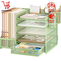 Schreibtisch Organizer 5 Ebenen Briefablage Mit Schubladen A4 Dokumentenablage