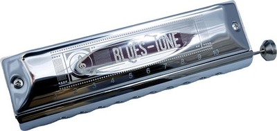 Blues Ton CHROMATISCHE HARMONIKA, C-Dur. Messing Schilfblech, ABS Kamm, bei Hobgoblin