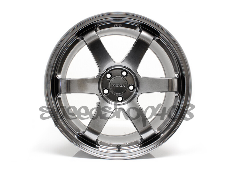 ROTA GRID WHEELS Hyperblack 18X9.5 +20 5X114.3 For 240SX S14 350Z