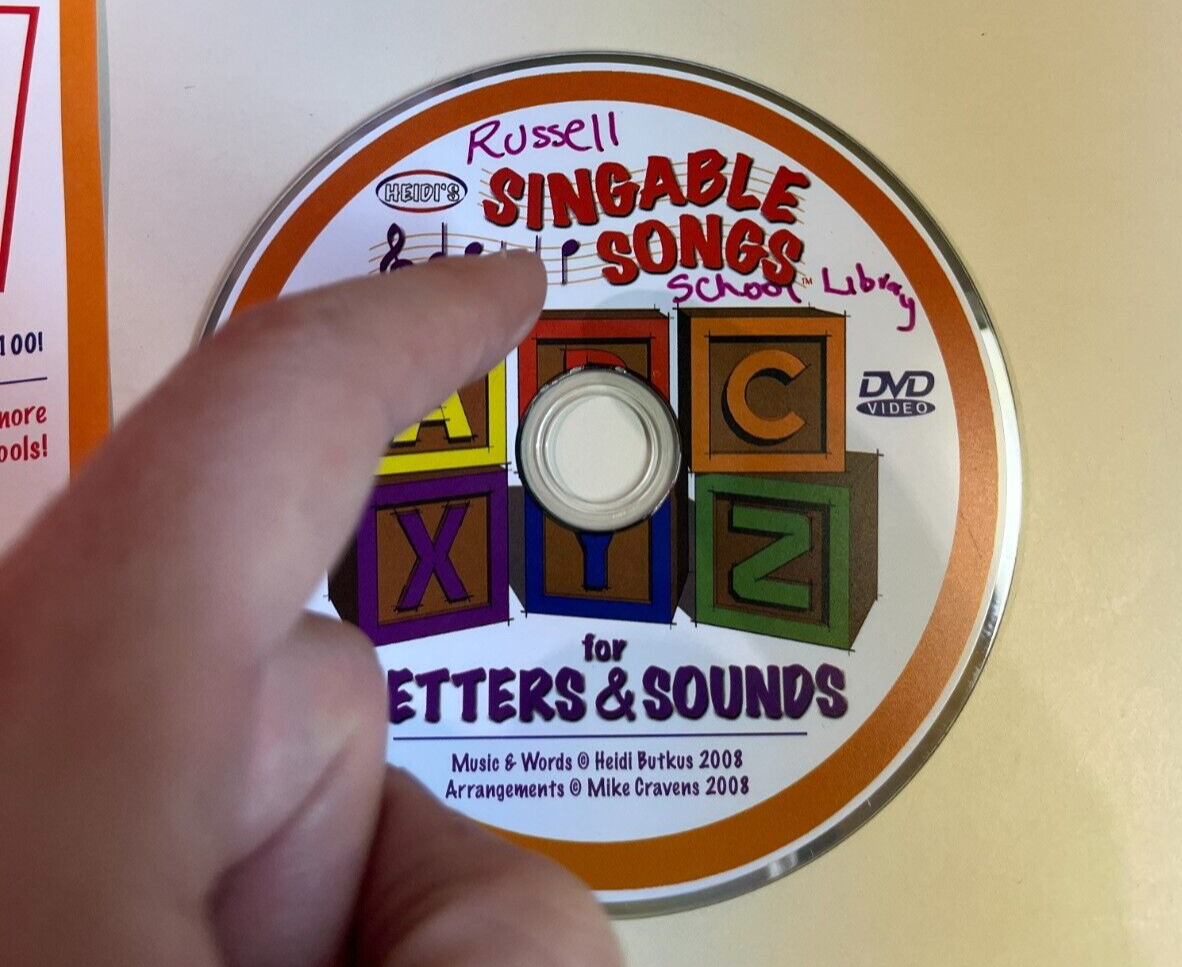 Heidi Songs Singable Songs for Letters and Sounds DVD, Butkus, Ex