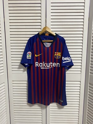 Nike Barcelona FCB Laliga Rakuten Beko Authentic 2018 Jersey Size