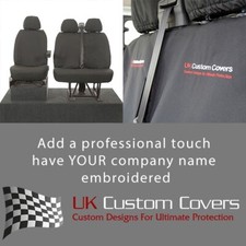 Ford Transit Van Mk7 Front Seat Covers 2007-2013 Inc Embroidery 239 Bem