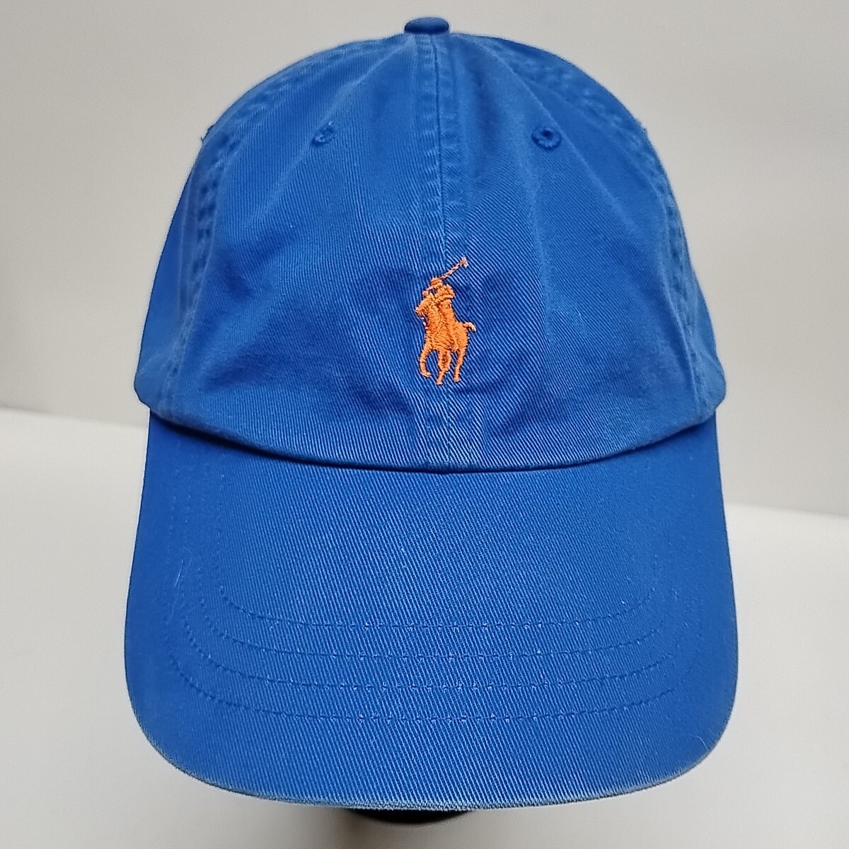 Cappello Polo Ralph Lauren Taglia Unica Regolabile Blu Rosso Pony Logo Berretto Strapback