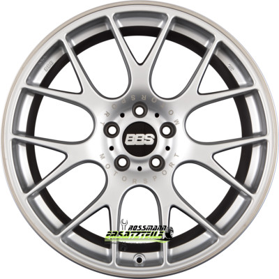 BBS CH-R brillantsilber 8.5x20 ET38 - LK5/114.3 ML82 Felge Alu