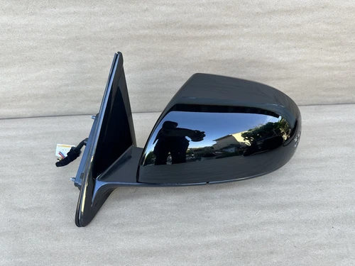23-25 Hyundai Ioniq 6 Left Side View Mirror W/blind Spot, OEM Black 92810-KL020