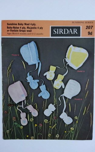 SIRDAR 207 BABY MÜTZEN UND FÄUSTLINGE STRICKANLEITUNG ♡