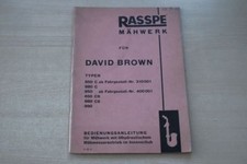 193305) Rasspe M&auml;hwerk David Brown Handbuch 05/1963