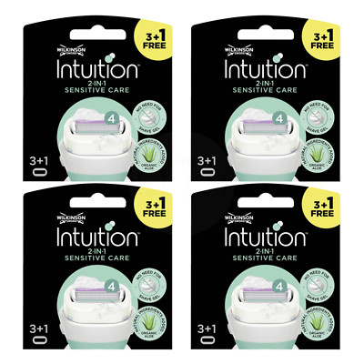 Wilkinson Intuition Sensitive Care Rasierklingen Auswahl 4-24er Pack für Frauen