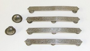 Vintage Alpaca Mexico Engraved Silver Halter Bridle Accents Hardware