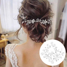 50Cm Haarschmuck Hochzeit,Kopfschmuck Hochzeit Haardraht Haarschmuck Braut Perle