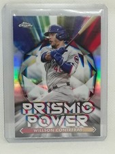 Willson Contreras 2021 Topps Chrome Baseball - Prismic Power - Chicago Cubs