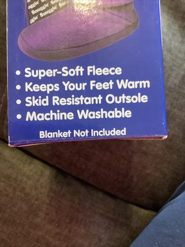 NUEVAS Zapatillas Acurrucadas Niñas Estampado de Leopardo Súper Suave Vellón Talla Pequeña 11-12 Nuevas en Caja Foto 3 de 3