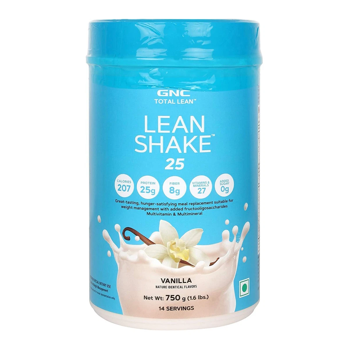 GNC Total Lean Shake 25 - 14 Serving - 1.6 Lbs, 750gm Choose Flavour - Free  Ship