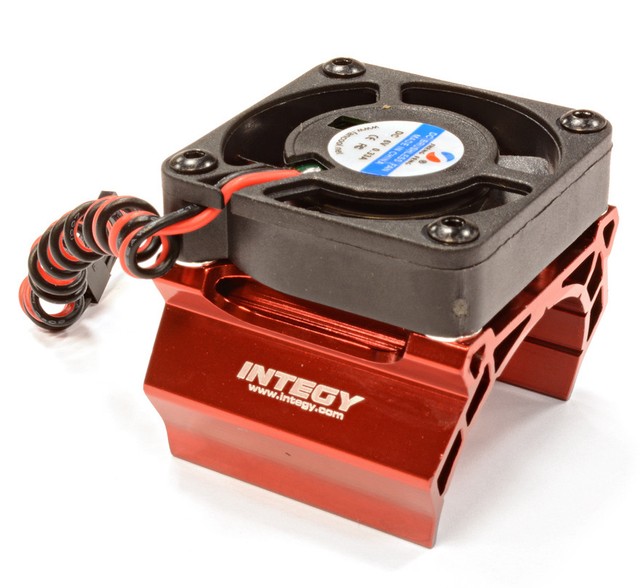 INTEGY RC C25794RED High Speed Cooling Fan+Heatsink Mount for 36mm O.D