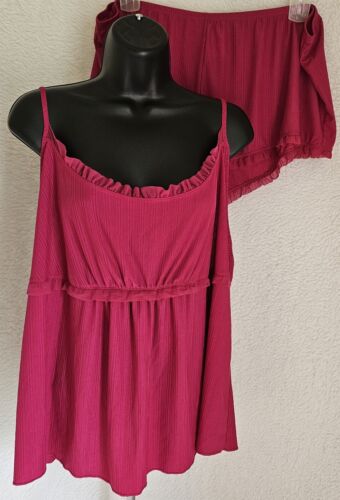 Secret Treasures Womens Sleep Lounge Set Size 3X 24W/26W Pink NEW