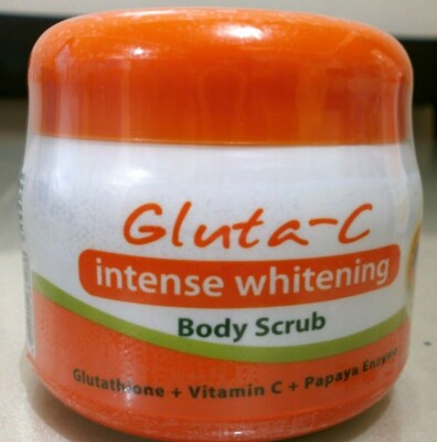 Papaya Enzyme Glutathione Whitening Vit. C Exfoliating Gluta Body Scrub  120g