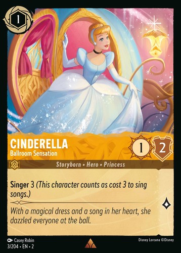 Cinderella, Ballroom Sensation - FOIL - Rise of the Floodborn - Lorcana TCG
